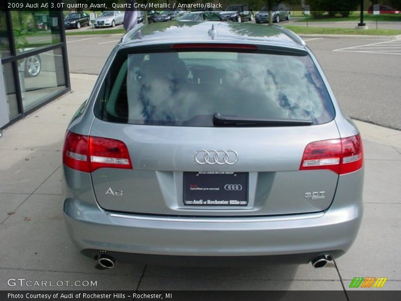 Quartz Grey Metallic / Amaretto/Black 2009 Audi A6 3.0T quattro Avant