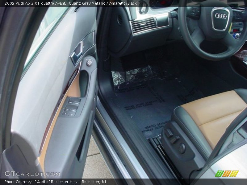 Quartz Grey Metallic / Amaretto/Black 2009 Audi A6 3.0T quattro Avant