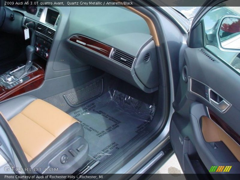 Quartz Grey Metallic / Amaretto/Black 2009 Audi A6 3.0T quattro Avant