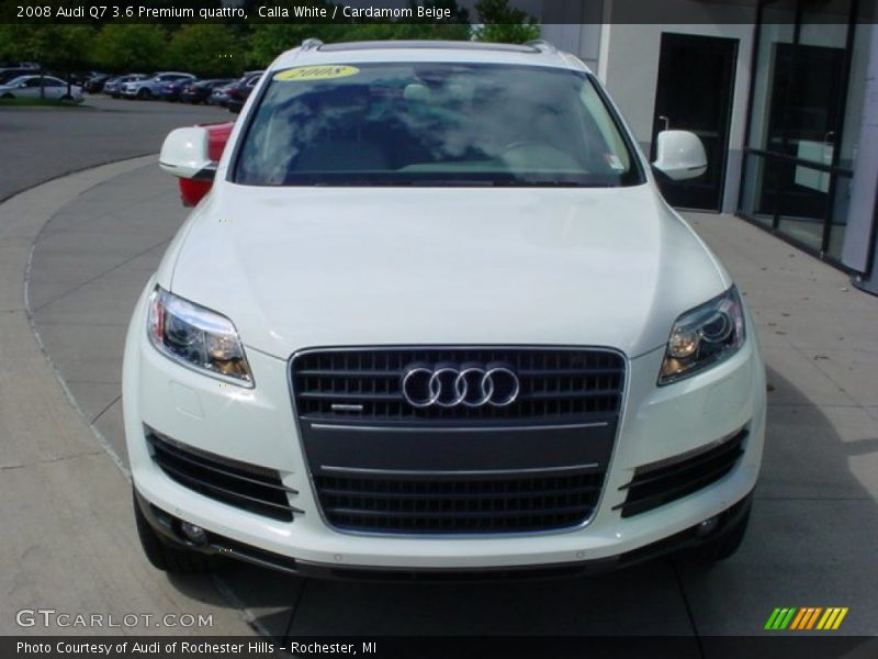Calla White / Cardamom Beige 2008 Audi Q7 3.6 Premium quattro