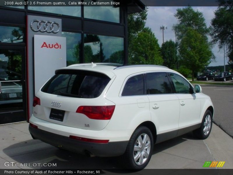 Calla White / Cardamom Beige 2008 Audi Q7 3.6 Premium quattro