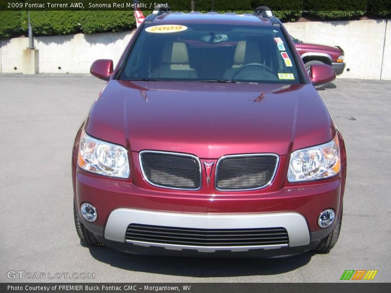 Sonoma Red Metallic / Sand 2009 Pontiac Torrent AWD