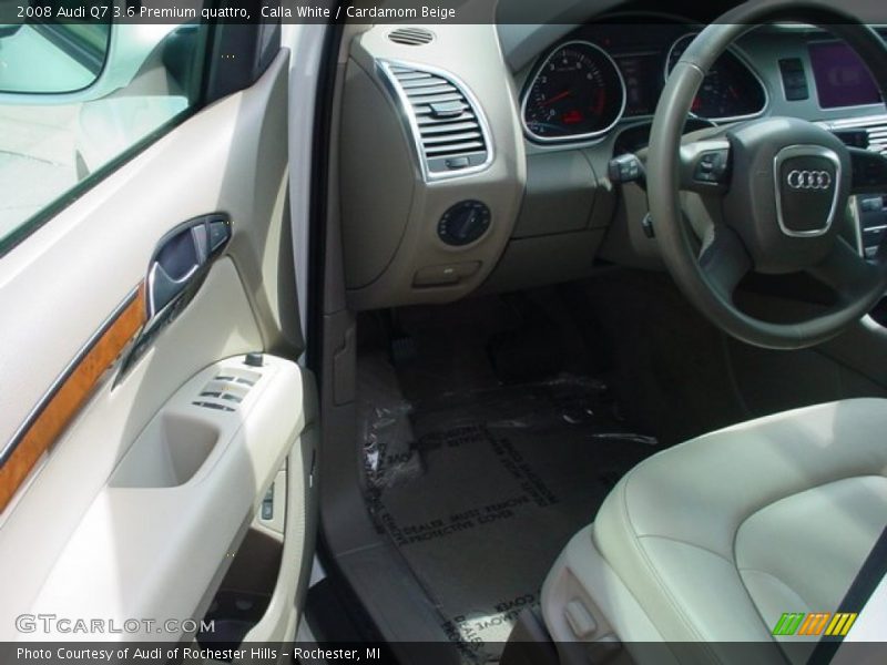 Calla White / Cardamom Beige 2008 Audi Q7 3.6 Premium quattro