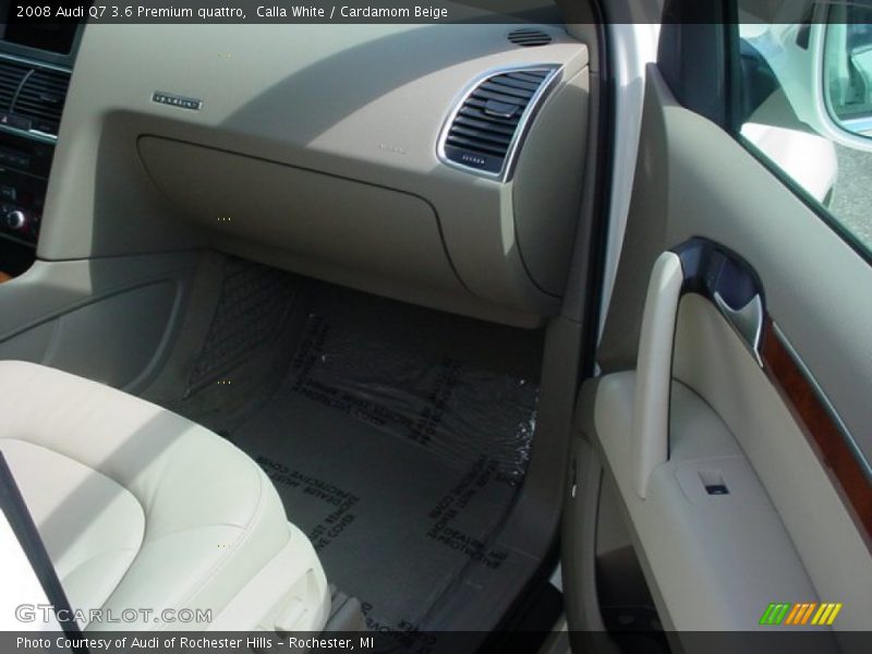 Calla White / Cardamom Beige 2008 Audi Q7 3.6 Premium quattro