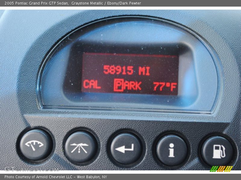 Graystone Metallic / Ebony/Dark Pewter 2005 Pontiac Grand Prix GTP Sedan