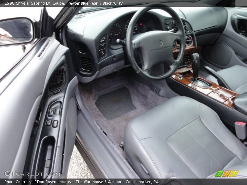 1998 Sebring LXi Coupe Black/Gray Interior