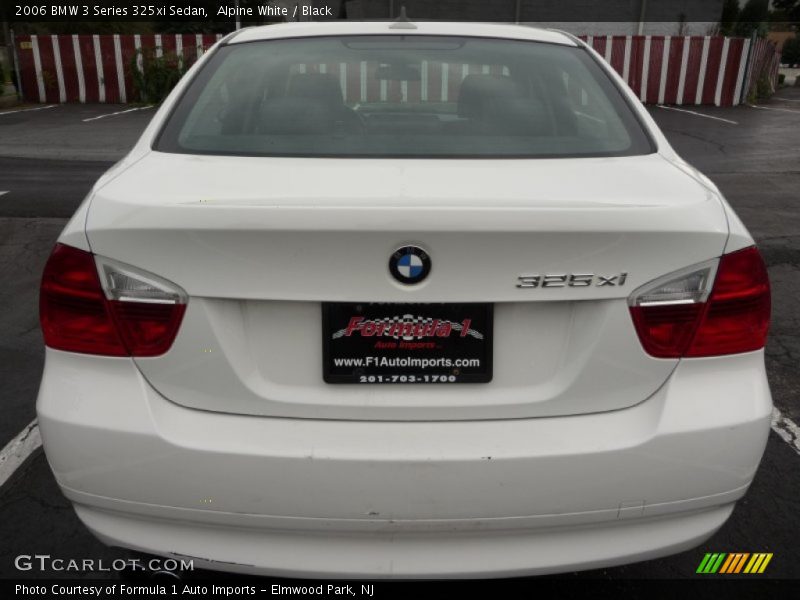 Alpine White / Black 2006 BMW 3 Series 325xi Sedan