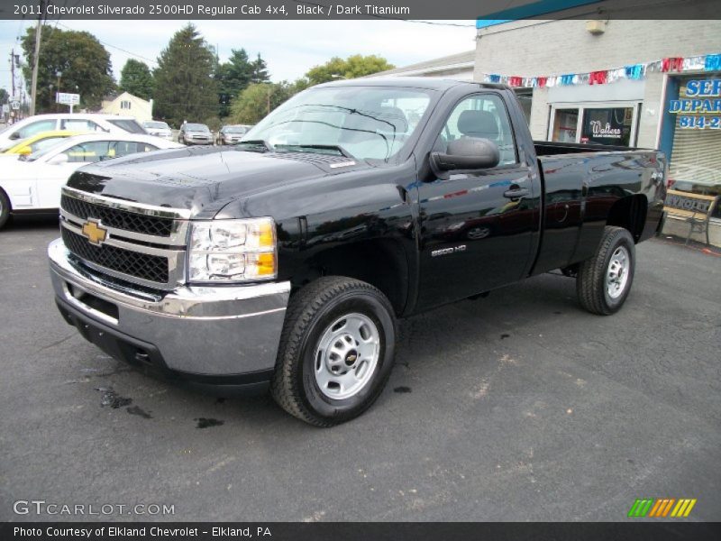 Black / Dark Titanium 2011 Chevrolet Silverado 2500HD Regular Cab 4x4