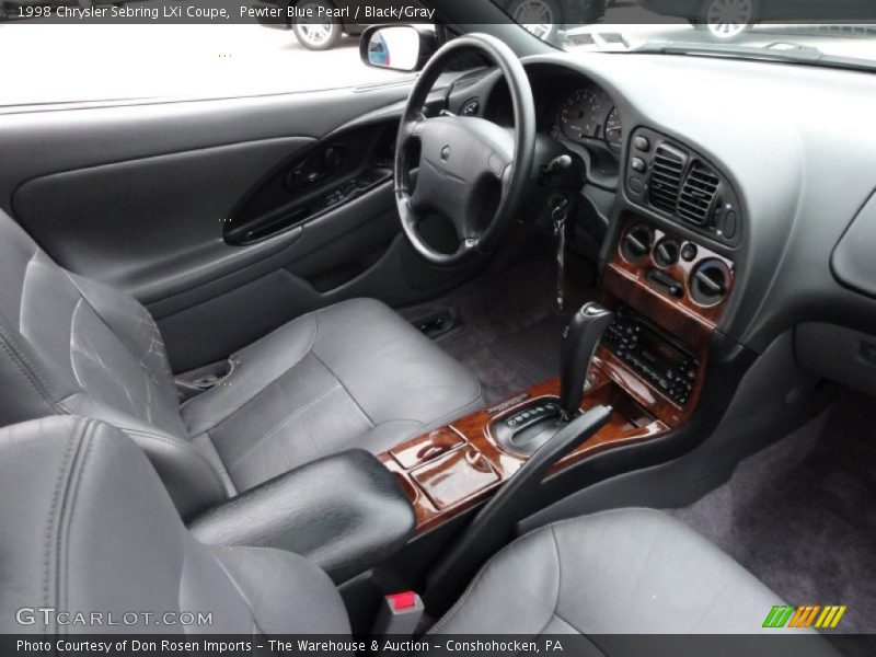  1998 Sebring LXi Coupe Black/Gray Interior