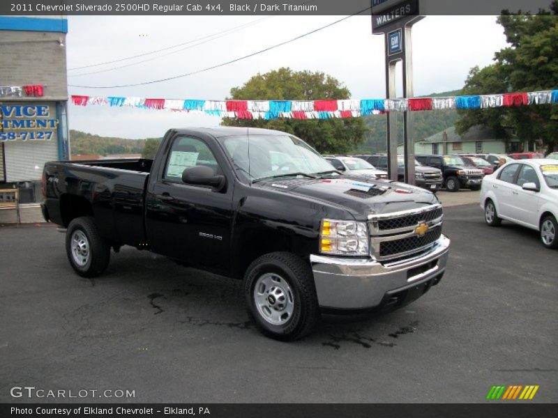 Black / Dark Titanium 2011 Chevrolet Silverado 2500HD Regular Cab 4x4