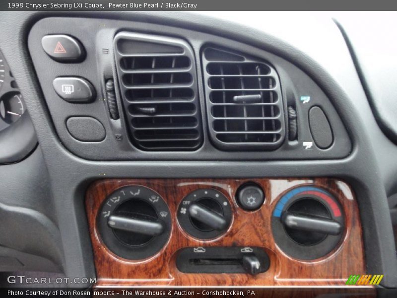 Controls of 1998 Sebring LXi Coupe