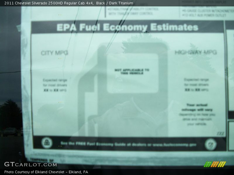 Black / Dark Titanium 2011 Chevrolet Silverado 2500HD Regular Cab 4x4