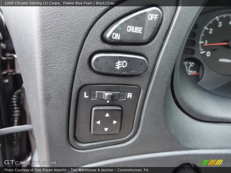 Controls of 1998 Sebring LXi Coupe