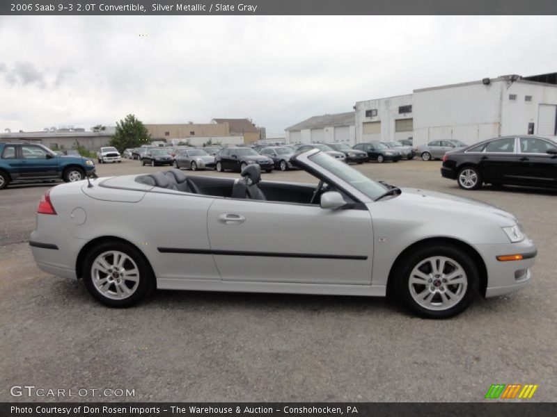 Silver Metallic / Slate Gray 2006 Saab 9-3 2.0T Convertible