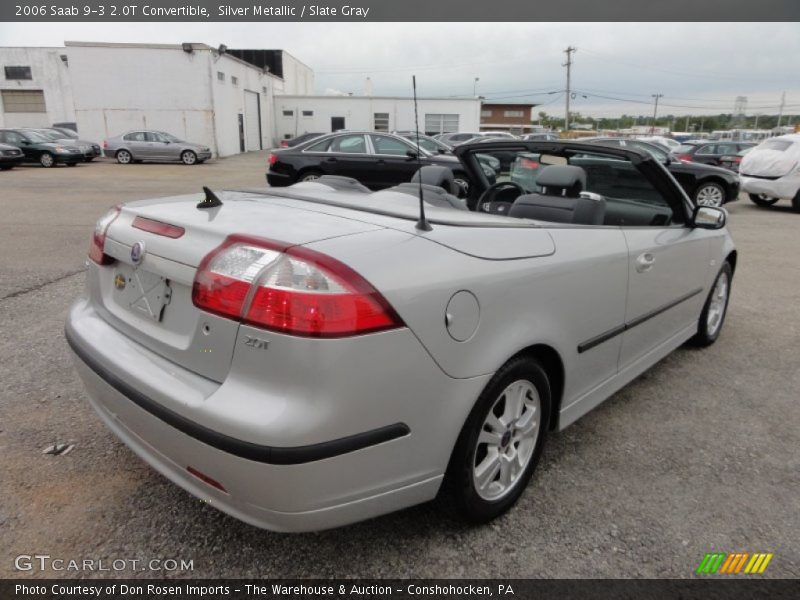 Silver Metallic / Slate Gray 2006 Saab 9-3 2.0T Convertible
