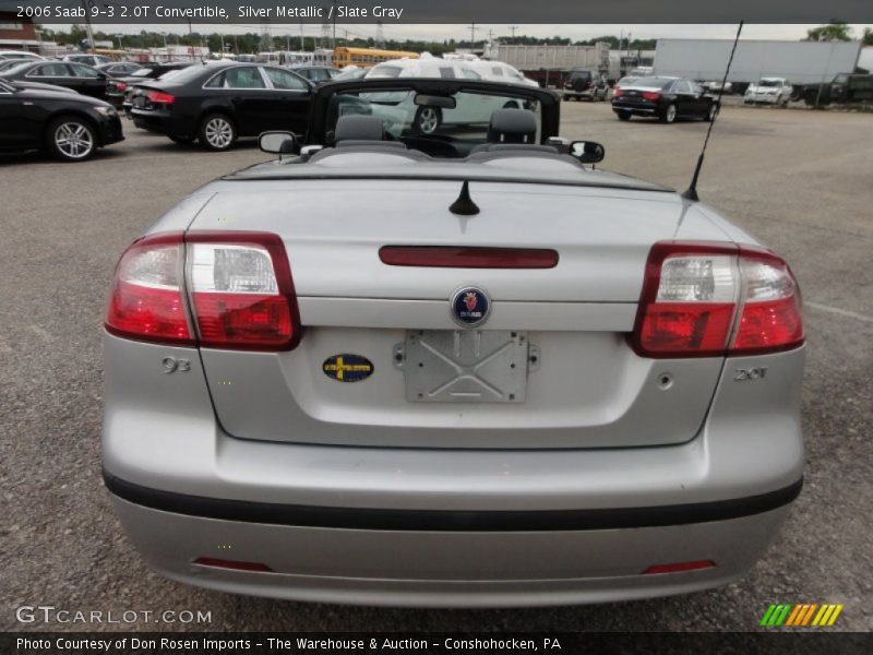 Silver Metallic / Slate Gray 2006 Saab 9-3 2.0T Convertible