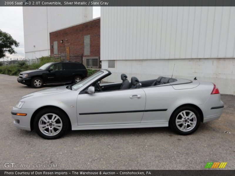 Silver Metallic / Slate Gray 2006 Saab 9-3 2.0T Convertible