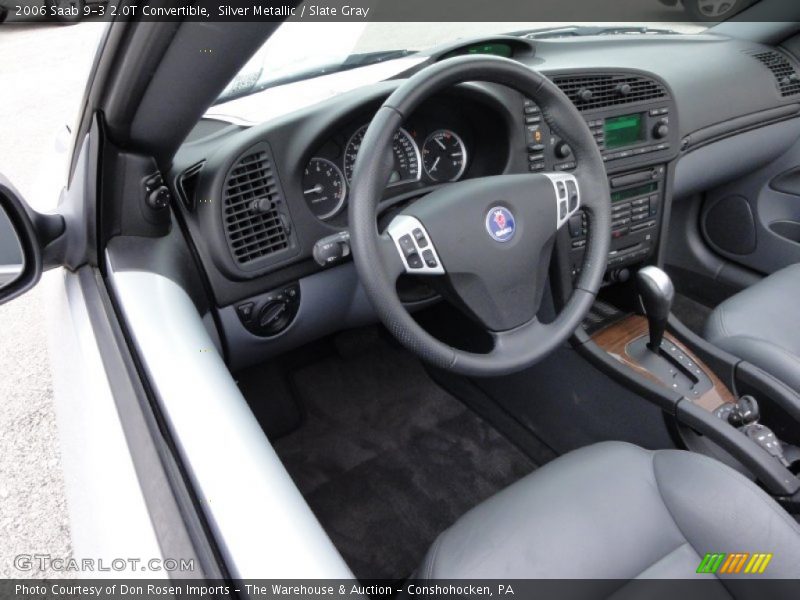 Silver Metallic / Slate Gray 2006 Saab 9-3 2.0T Convertible