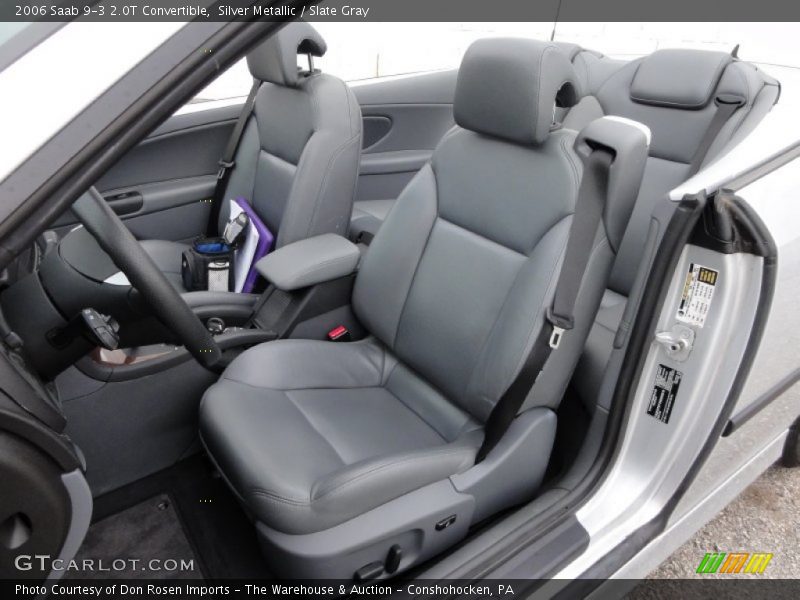 Silver Metallic / Slate Gray 2006 Saab 9-3 2.0T Convertible