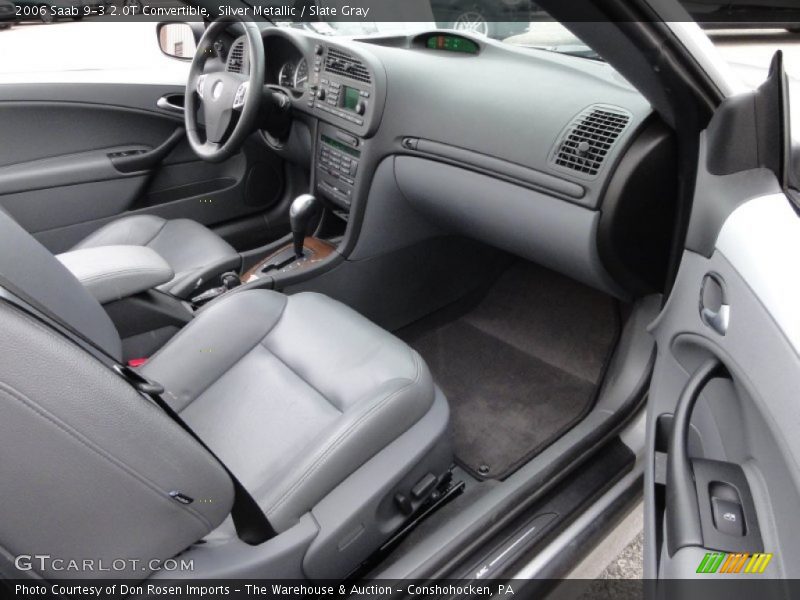 Silver Metallic / Slate Gray 2006 Saab 9-3 2.0T Convertible