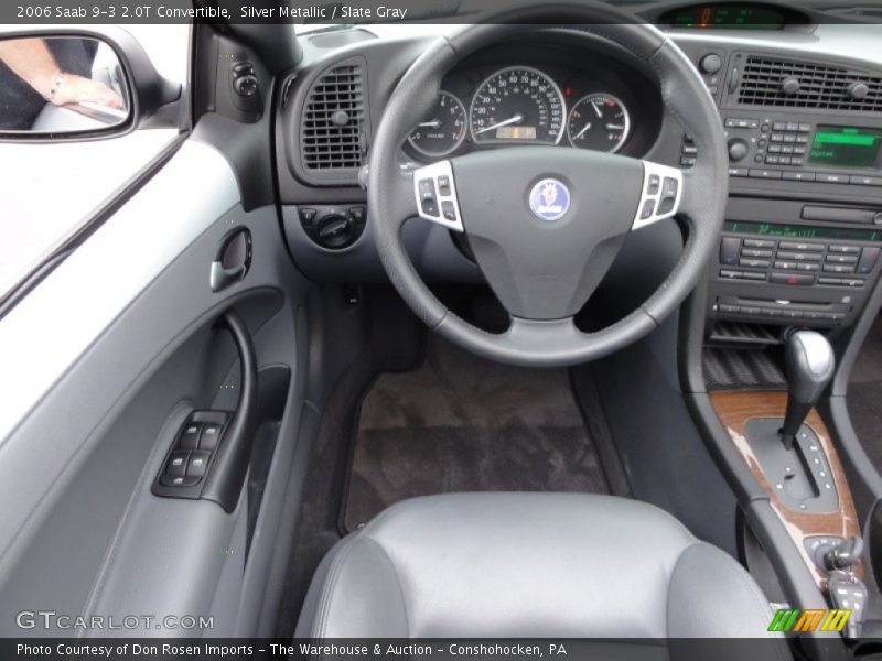 Silver Metallic / Slate Gray 2006 Saab 9-3 2.0T Convertible