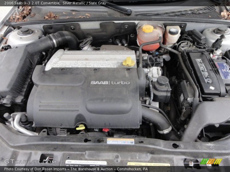 Silver Metallic / Slate Gray 2006 Saab 9-3 2.0T Convertible