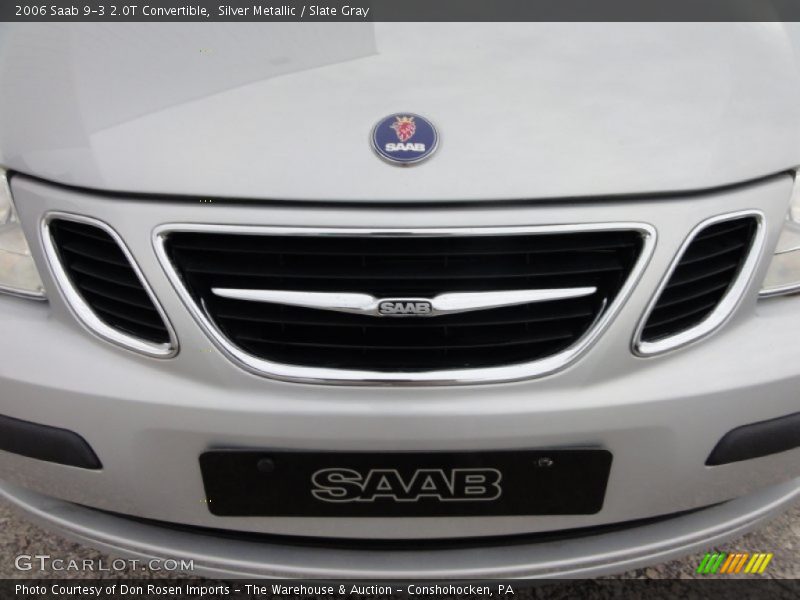 Silver Metallic / Slate Gray 2006 Saab 9-3 2.0T Convertible