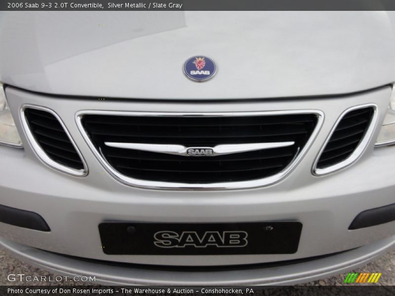 Silver Metallic / Slate Gray 2006 Saab 9-3 2.0T Convertible