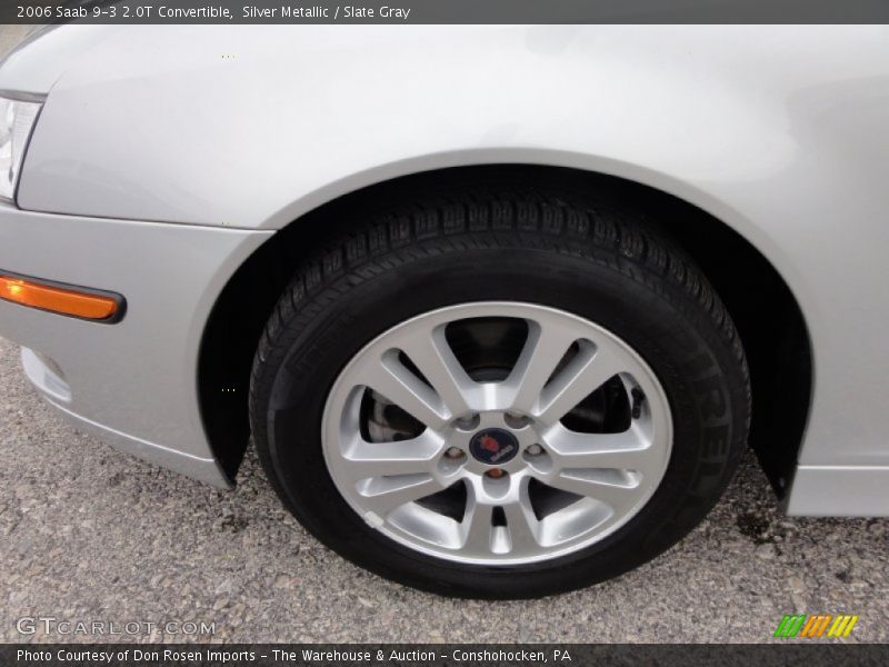 Silver Metallic / Slate Gray 2006 Saab 9-3 2.0T Convertible