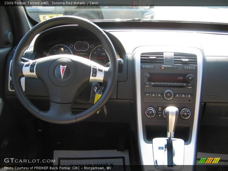 Sonoma Red Metallic / Sand 2009 Pontiac Torrent AWD