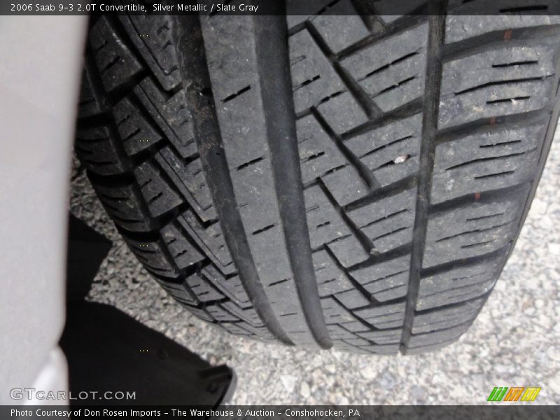 Silver Metallic / Slate Gray 2006 Saab 9-3 2.0T Convertible
