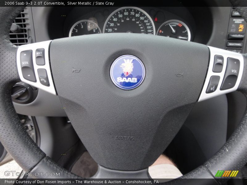 Silver Metallic / Slate Gray 2006 Saab 9-3 2.0T Convertible