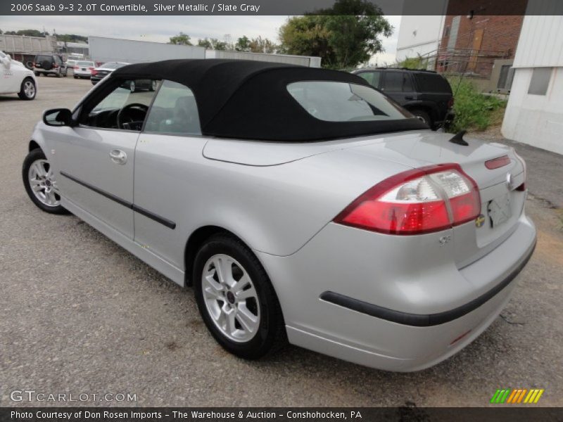 Silver Metallic / Slate Gray 2006 Saab 9-3 2.0T Convertible