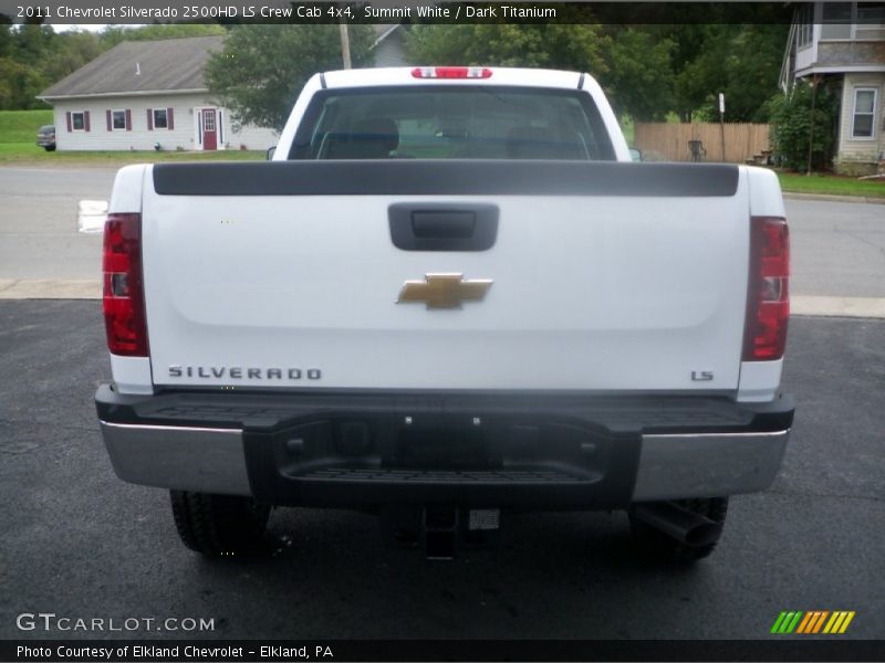 Summit White / Dark Titanium 2011 Chevrolet Silverado 2500HD LS Crew Cab 4x4