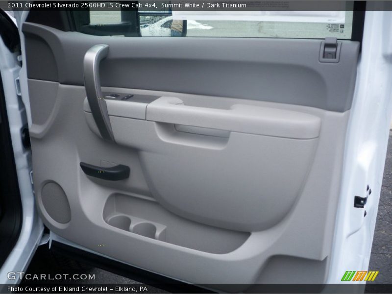 Summit White / Dark Titanium 2011 Chevrolet Silverado 2500HD LS Crew Cab 4x4