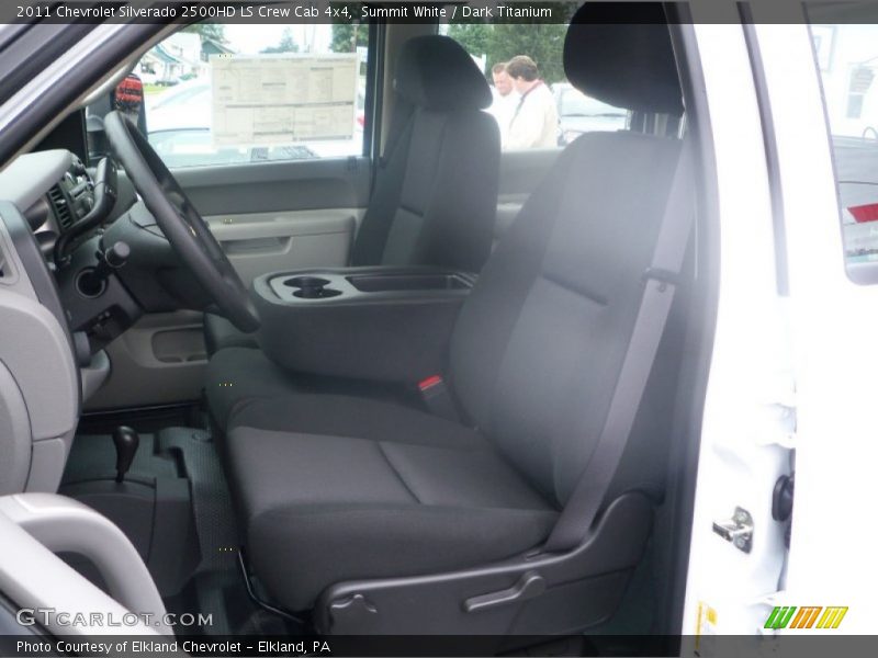 Summit White / Dark Titanium 2011 Chevrolet Silverado 2500HD LS Crew Cab 4x4