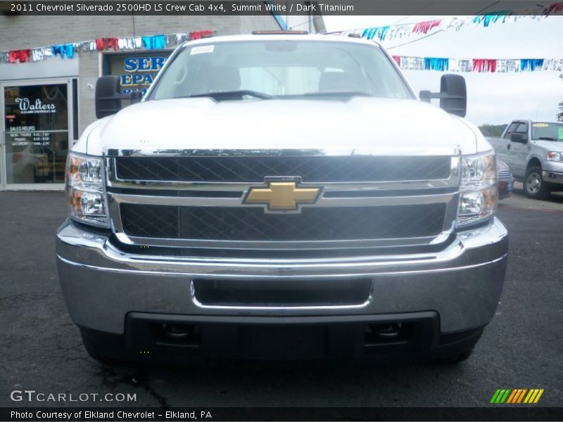 Summit White / Dark Titanium 2011 Chevrolet Silverado 2500HD LS Crew Cab 4x4