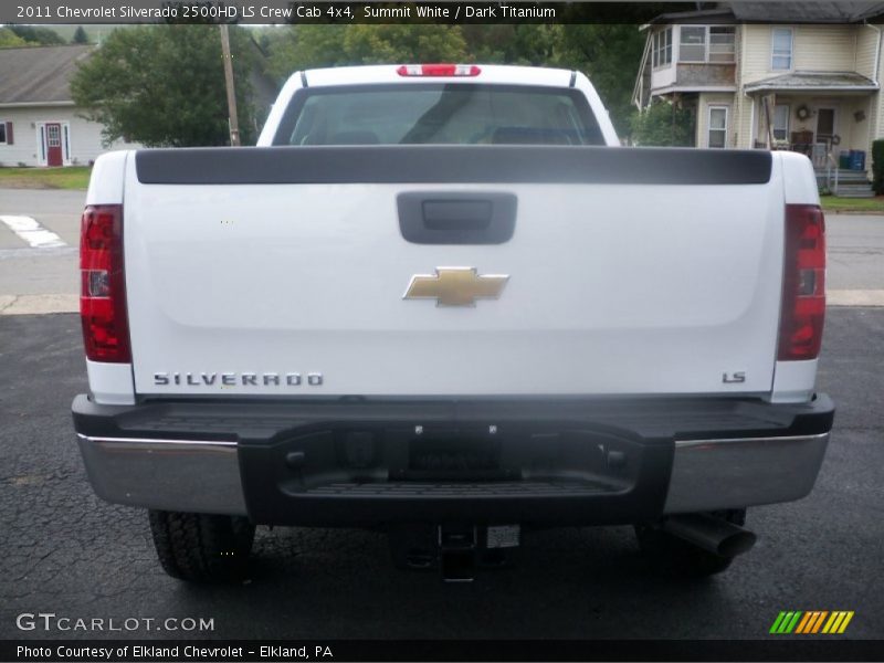 Summit White / Dark Titanium 2011 Chevrolet Silverado 2500HD LS Crew Cab 4x4