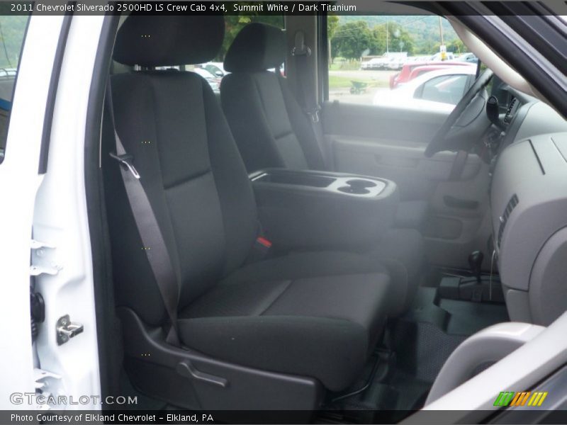 Summit White / Dark Titanium 2011 Chevrolet Silverado 2500HD LS Crew Cab 4x4