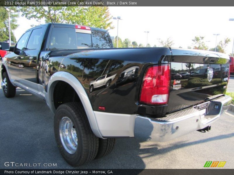 Black / Dark Slate 2012 Dodge Ram 3500 HD Laramie Crew Cab 4x4 Dually