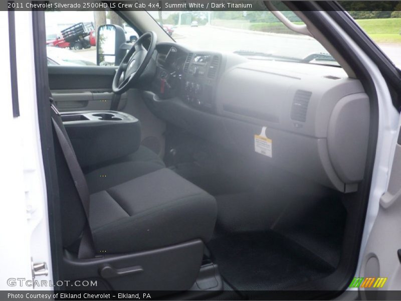 Summit White / Dark Titanium 2011 Chevrolet Silverado 2500HD LS Crew Cab 4x4