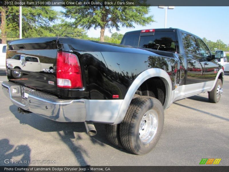 Black / Dark Slate 2012 Dodge Ram 3500 HD Laramie Crew Cab 4x4 Dually