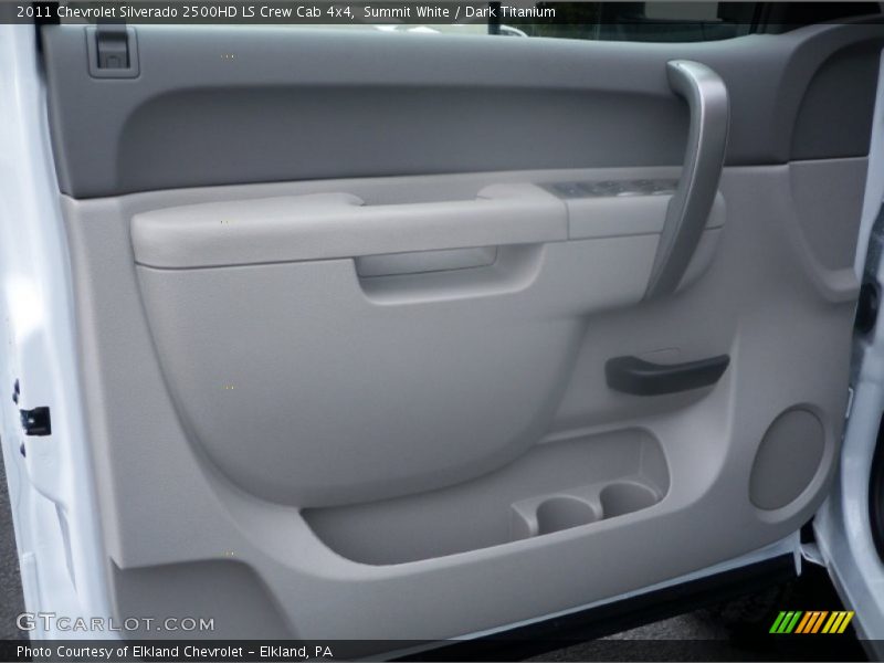 Summit White / Dark Titanium 2011 Chevrolet Silverado 2500HD LS Crew Cab 4x4