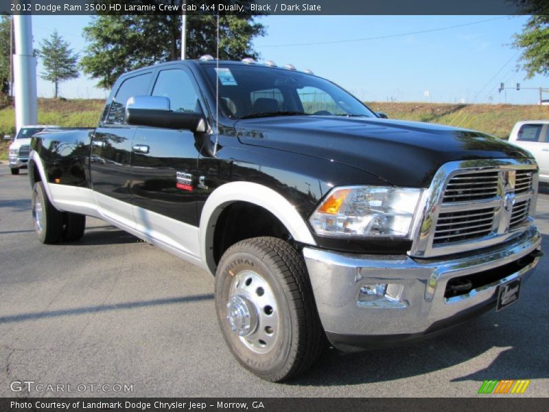  2012 Ram 3500 HD Laramie Crew Cab 4x4 Dually Black