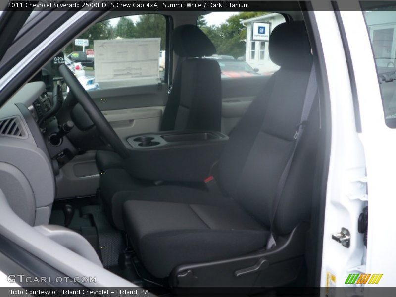 Summit White / Dark Titanium 2011 Chevrolet Silverado 2500HD LS Crew Cab 4x4