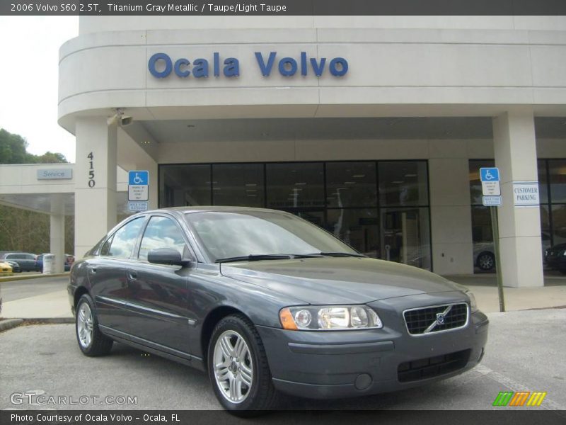Titanium Gray Metallic / Taupe/Light Taupe 2006 Volvo S60 2.5T