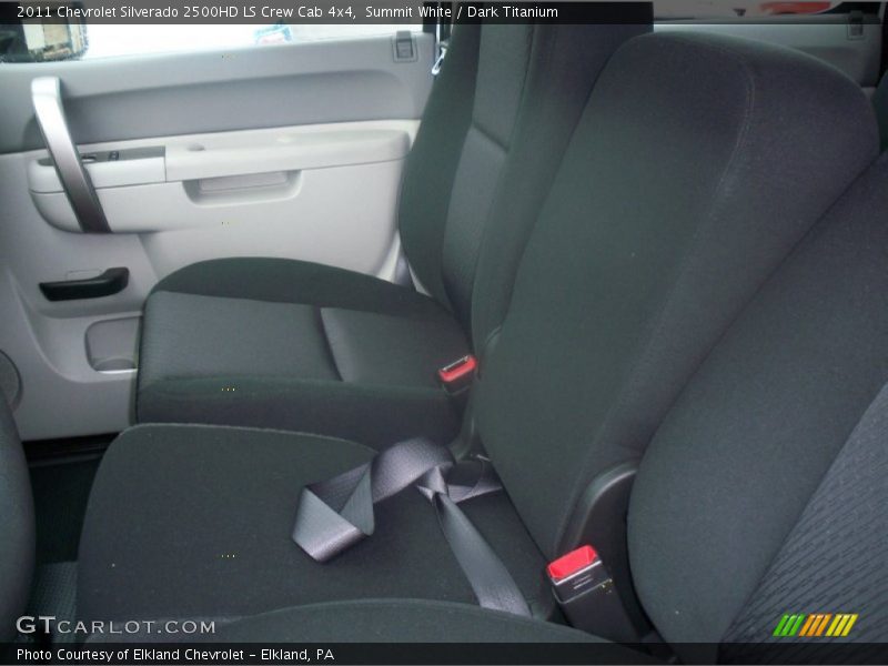 Summit White / Dark Titanium 2011 Chevrolet Silverado 2500HD LS Crew Cab 4x4