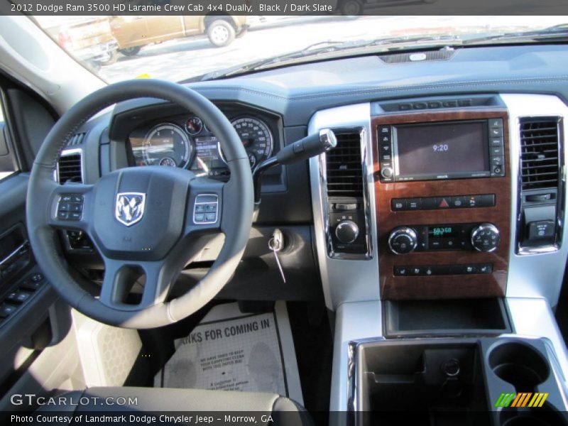 Black / Dark Slate 2012 Dodge Ram 3500 HD Laramie Crew Cab 4x4 Dually