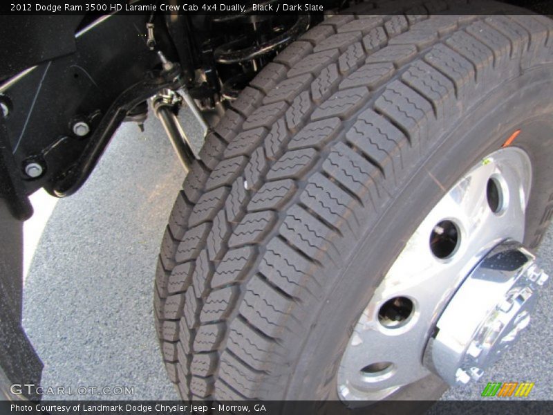 Black / Dark Slate 2012 Dodge Ram 3500 HD Laramie Crew Cab 4x4 Dually
