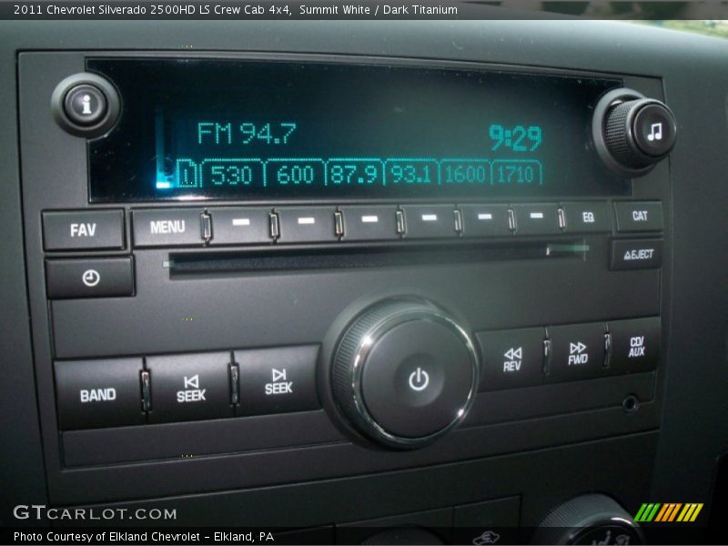 Summit White / Dark Titanium 2011 Chevrolet Silverado 2500HD LS Crew Cab 4x4